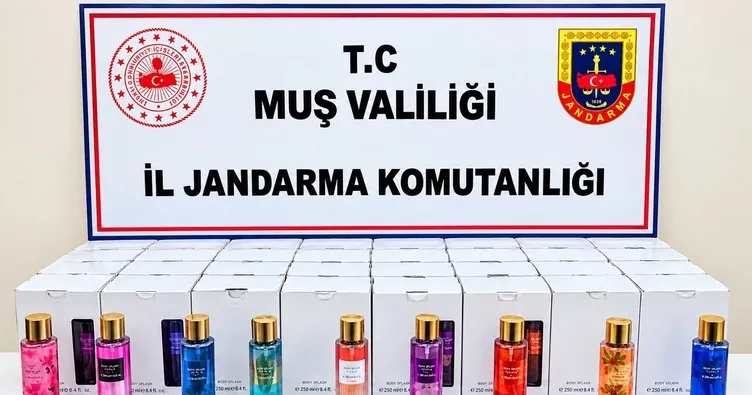 Muş’ta 200 gümrük kaçağı parfüm ele geçirildi