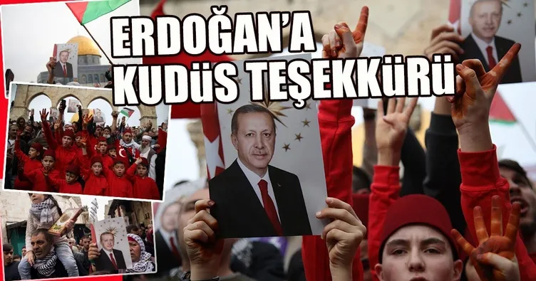 Erdoğan’a Kudüs teşekkürü