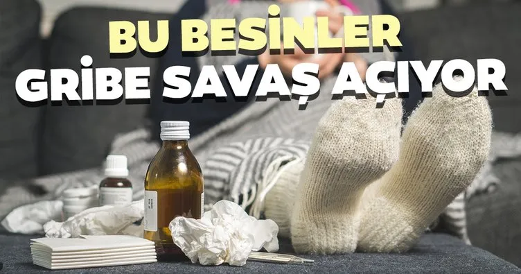 Grip savaşçısı süper besinler