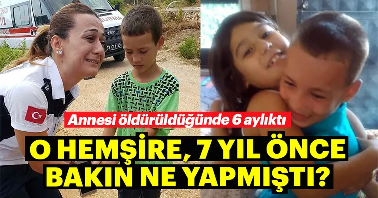 Cinayet mahallinde görüp emzirdiği bebekle karşılaşınca...