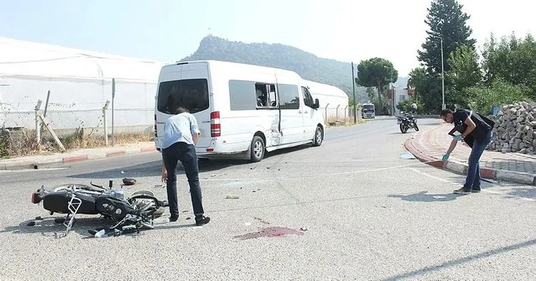 Kemer’de trafik kazası: 1 yaralı