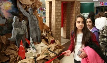 Çamlıca Okullarından Çanakkale sergisi