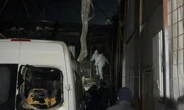 Antalya’da çıkan tamir atölyesinde çıkan yangınında bir kişi hayatını kaybetti #antalya