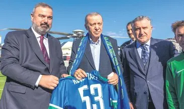 Başkan Erdoğan’dan Rizespor’a ziyaret #rize