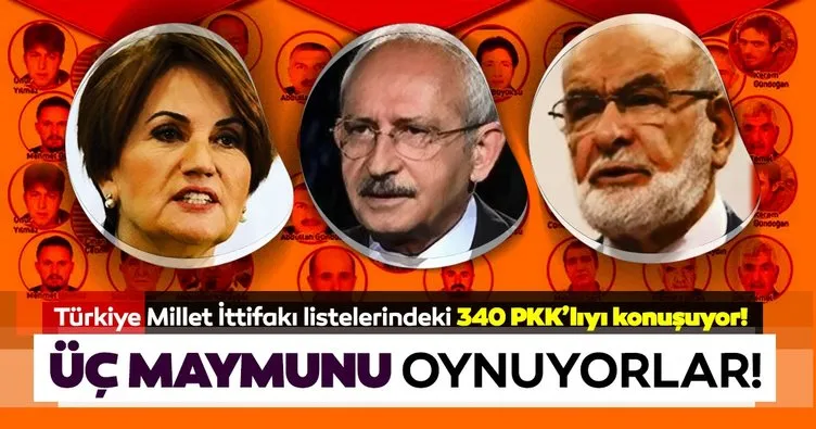 Türkiye Millet İttifakı listelerindeki 340 PKK’lıyı konuşuyor!