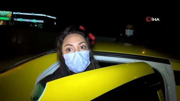 Bursa'da takside alkol alırken yakalanan genç kadından şaşırtan savunma | Video