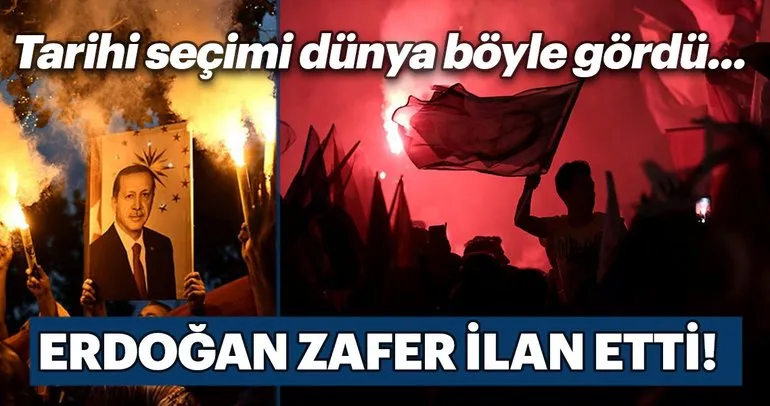 Türkiye’nin tarihi seçimi dünyada ilk haber