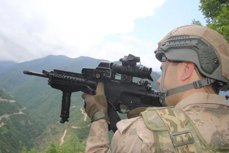 Teröristlerin korkulu rüyası jandarmanın keskin nişancıları