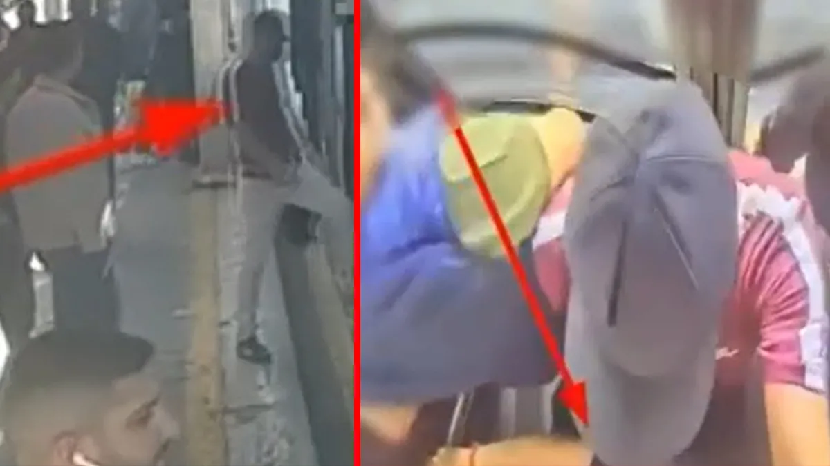 İstanbul Avcılar'da metrobüs hattında yaşanan yankesicilik olayı sonrası güvenlik kamerası incelemesi yapıldı.