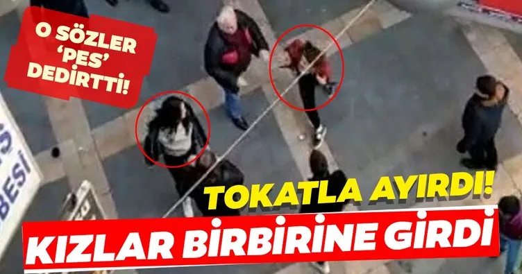 SON DAKİKA: Trabzon’da kızlar tekme tokat birbirine girdi! Tokat ile ayırdı... O sözler pes dedirtti!