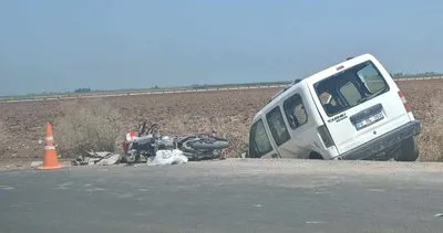 Şanlıurfa’da 2 araç ve motosiklet çarpıştı: 3 yaralı #sanliurfa
