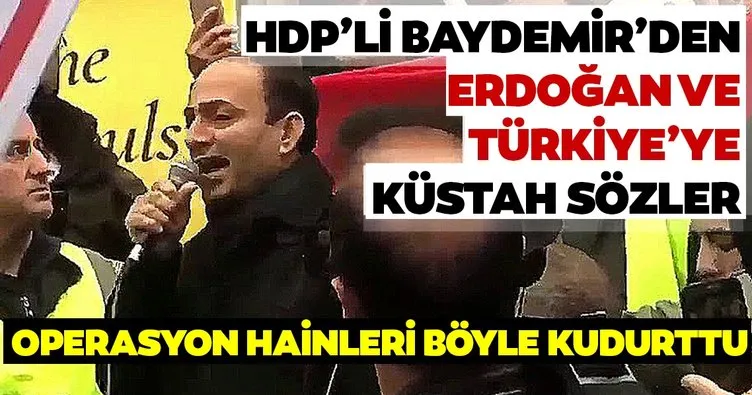 Terör destekçisi HDP’li Osman Baydemir’den Türkiye ve Başkan Erdoğan’a alçak hakaretler
