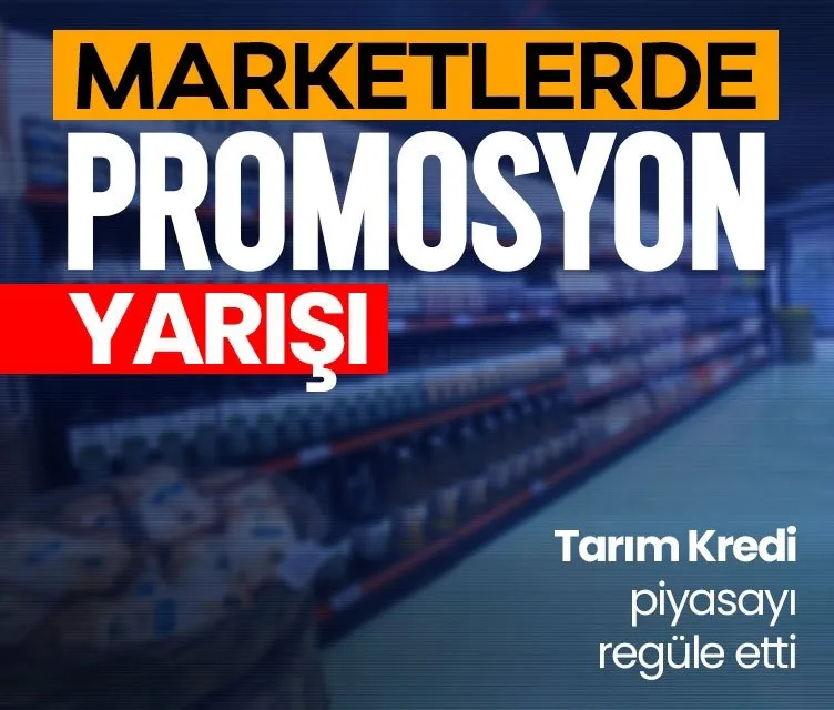 Marketlerde promosyon yarışı başladı