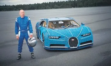 Bir milyon lego parçasıyla Bugatti