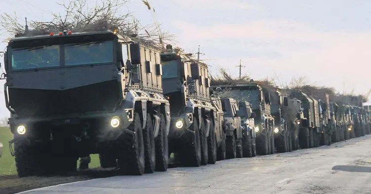 AA: Rus konvoyu Donbass’a ilerliyor