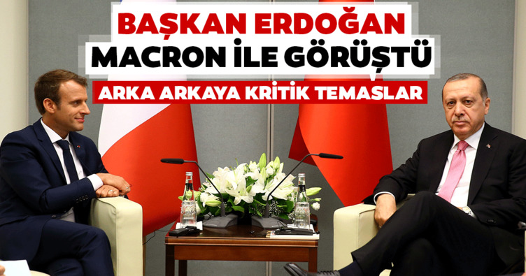 Başkan Recep Tayyip Erdoğan, Fransa Cumhurbaşkanı Emmanuel Macron ile telefonla görüştü