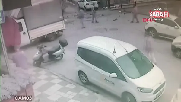 İstanbul Maltepe'de kamyonet dehşeti! Caddeyi böyle birbirine kattı... | video