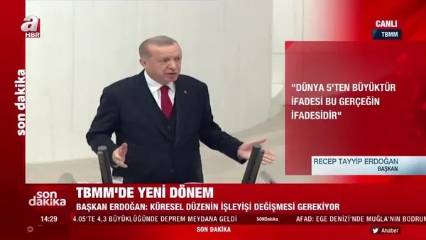 Son dakika... Cumhurbaşkanı Erdoğan 