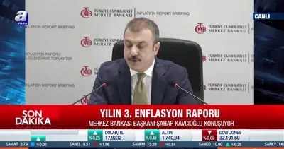 Merkez Bankası enflasyon tahminleri belli oldu! Kavcıoğlu’ndan dikkat çeken büyüme mesajı | Video