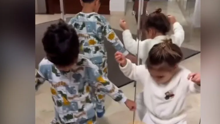 Ünlü şarkıcıdan oyun havası şovu! Alişan ve çocuklarının eğlenceli dakikaları dikkat çekti!