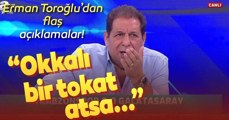 Son Dakika haberi: Erman Toroğlu’dan Trabzonspor Galatasaray maçıyla ilgili flaş açıklamalar! “Okkalı bir…