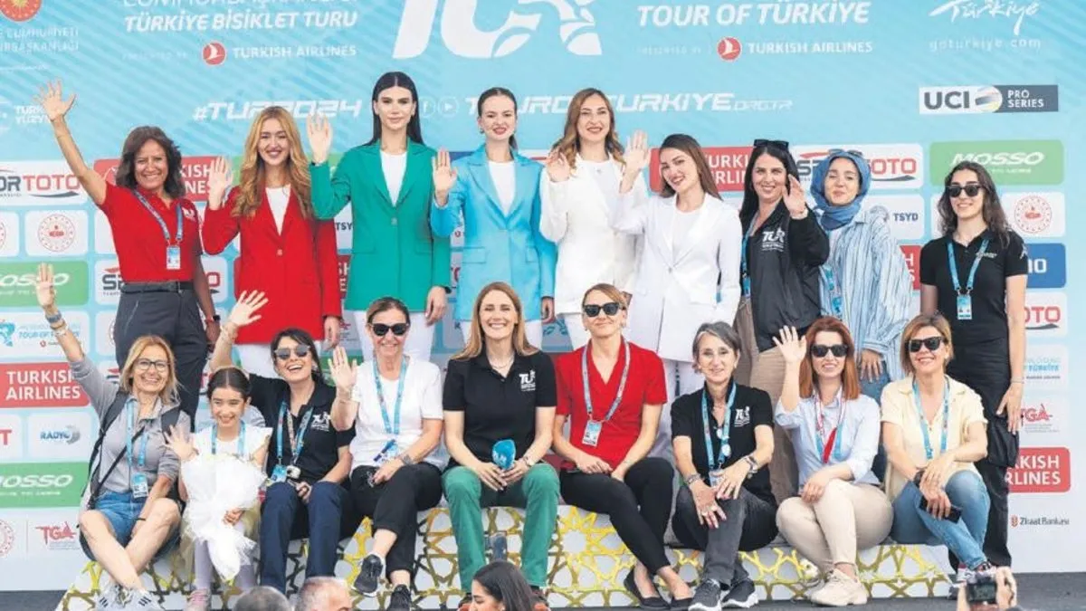 Türkiye Bisiklet Turu'na kadınlar damgasını vurdu! Çocukluk tutkusu işi oldu...
