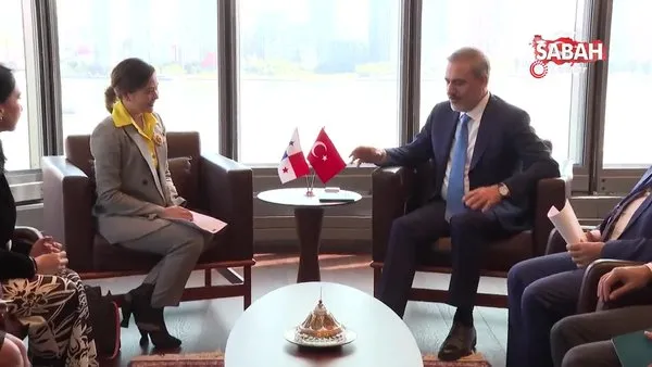 Dışişleri Bakanı Fidan, Panama Dışişleri Bakanı Mencomo’yla görüştü | Video