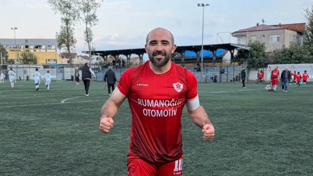 Amatör futbolcunun 11 taklalı gol sevinci sosyal medyada viral oldu