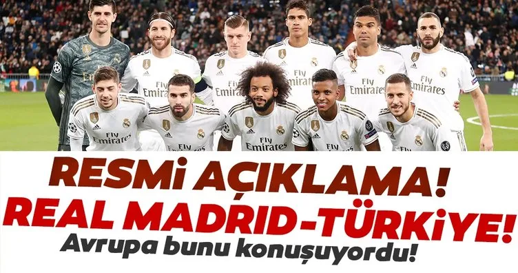’Real Madrid, Türkiye’yi tüm dünyaya tanıtacak’ iddiasına açıklama geldi!