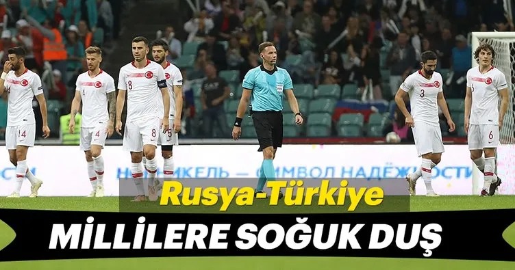 Türkiye deplasmanda Rusya’ya 2-0 mağlup oldu