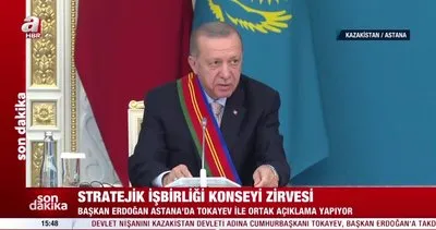 Başkan Erdoğan’dan Kazakistan’la iş birliği vurgusu: 20 anlaşma imzalandı | Video