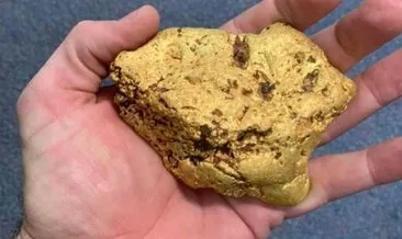Metal dedektörle 420 bin lira değerinde altın buldu!