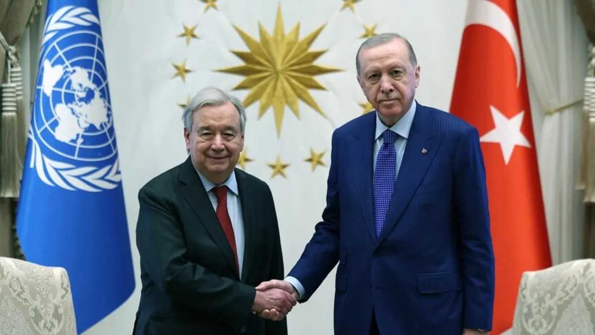 Başkan Erdoğan, BM Genel Sekreteri Guterres ile görüştü