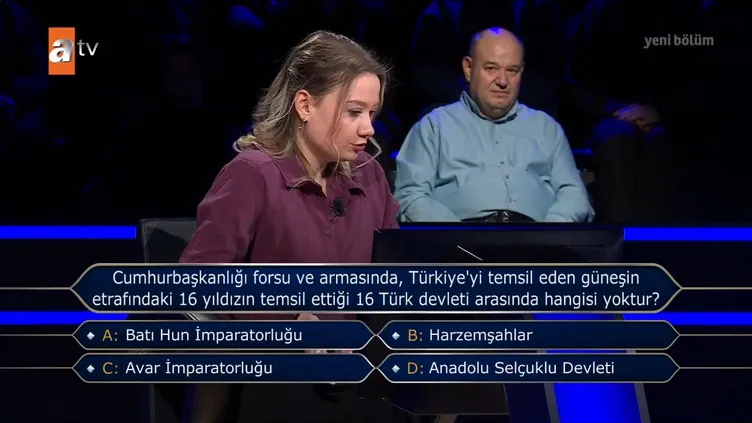 SON DAKİKA! Kim Milyoner Olmak İster’de tarihi anlar: İşte 1 milyon TL değerindeki o soru