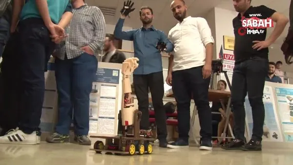 Ülkelerindeki savaş mağdurları için 'Robotik Yürüyen El' yaptılar