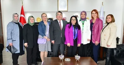 Saadet Oruç, ZBEÜ Rektörü Özölçer’i ziyaret etti