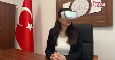 Hakim ve savcı adaylarına VR gözlüğüyle ifade alma eğitimi | Video