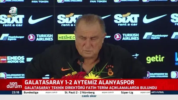 Galatasaray Teknik Direktörü Fatih Terim: Tamamen taktiksel bir karardı