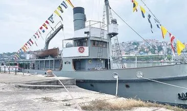 Nusret Mayın Gemisi Zonguldak’a demir attı