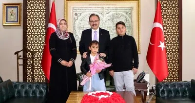 Siirt Valisi Kızılkaya, Şehit Koçak ailesini makamında ağırladı #siirt