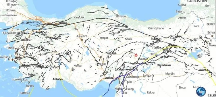 TÜRKİYE DİRİ FAY HARİTASI SON DAKİKA: Şimdi de Kuvaterner Fayı! Ankara’nın batısındaki deprem haritasına dikkat!