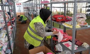 Depremzedeler için sosyal mağaza: İhtiyaçlar çadır kentlere ulaştırılıyor