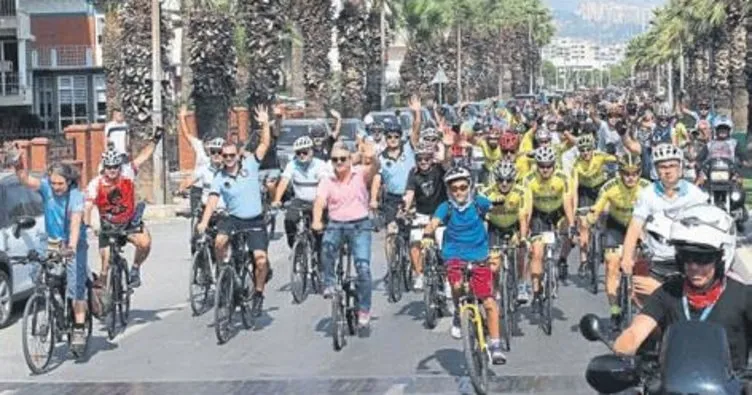Bisiklet tutkunları Karşıyaka’da buluştu