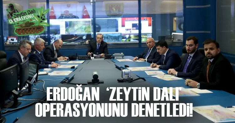 Cumhurbaşkanı Erdoğan, askeri yetkililerden bilgi aldı