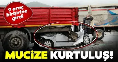 Son Dakika Haber Izmir De Feci Kaza 9 Arac Birbirine Girdi Mucize Kurtulus Son Dakika Haberler