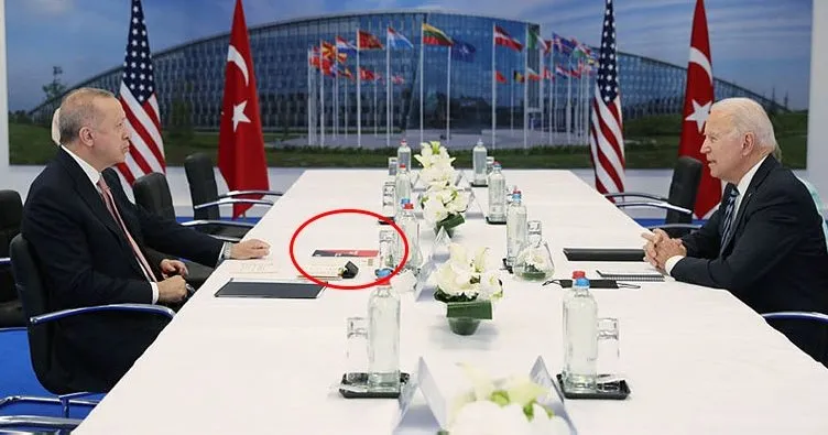 SON DAKİKA! Tarihi zirvede dikkat çeken detay! Başkan Erdoğan’dan ABD Başkanı Biden’a ’terör kitabı’