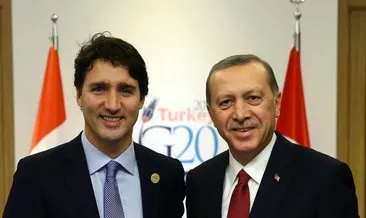 Son dakika: Başkan Erdoğan, Kanada Başbakanı ile görüştü