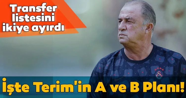 Galatasaray Teknik Direktörü Fatih Terim transferi ikiye ayırdı!