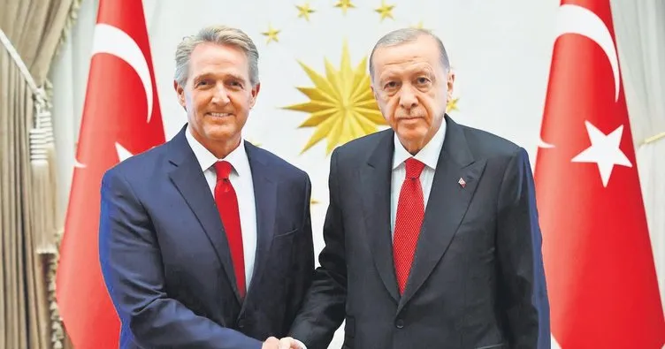 Erdoğan Flake’i kabul etti