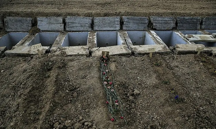 Son dakika haberi: Ankara'daki corona virüs mezarlığında vefat edenlerin bazıları tabutla gömülüyor!